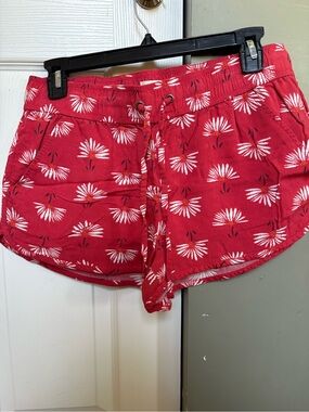 Red patterned shorts from Kohls